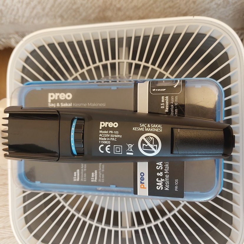Preo Saç & Sakal Kesme Makinesi R-10 Mavi - Görsel 4