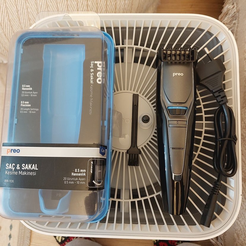 Preo Saç & Sakal Kesme Makinesi R-10 Mavi - Görsel 2