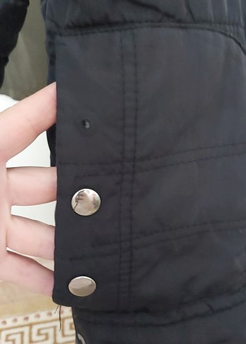 Erkek Çocuk Kırmızı Siyah Desenli mont - Görsel 2