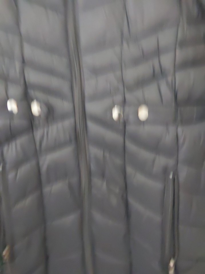 Siyah Uzun Fermuarlı Kadın Kışlık Mont - Görsel 3