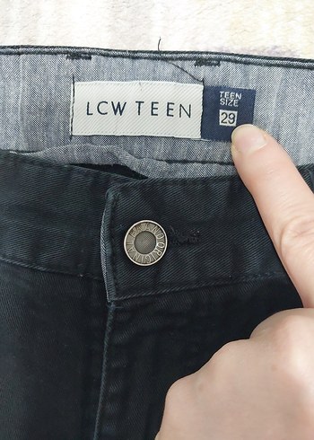 Siyah Erkek Kemerli Regular Fit Denim Jean - Görsel 2