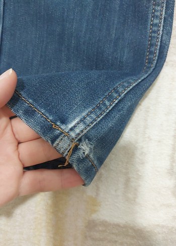 Erkek Lacivert Normal Kesim Kot Pantolon - Görsel 2