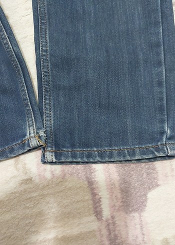 Erkek Lacivert Normal Kesim Kot Pantolon - Görsel 3