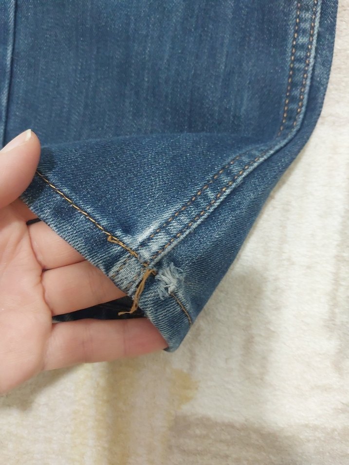 Erkek Lacivert Normal Kesim Kot Pantolon - Görsel 2