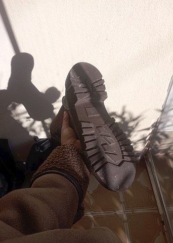 Kadın Kahverengi Deri Dizaltı Çizme - Görsel 3