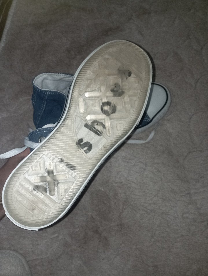 Kadın Gri Mavi Kot Spor Ayakkabı - Görsel 2