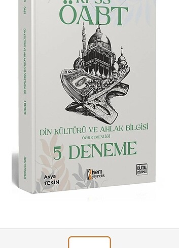 Asya Tekin deneme öabt 