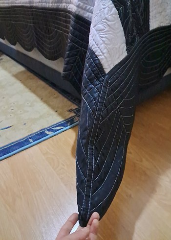 Zebra Desenli Siyah Yatak Örtüsü - Görsel 6