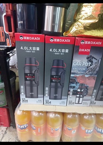 4.0L Siyah Renkli Çocuk Termos Şişesi - Görsel 2