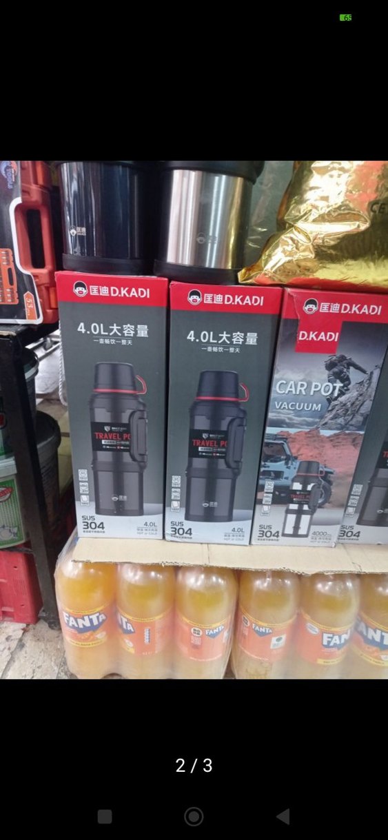 4.0L Siyah Renkli Çocuk Termos Şişesi - Görsel 2