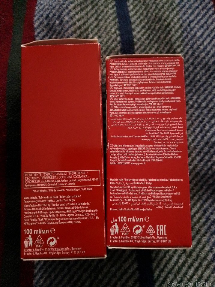 Old Spice Captain Klasik Kırmızı Parfüm ve Losyon - Görsel 2