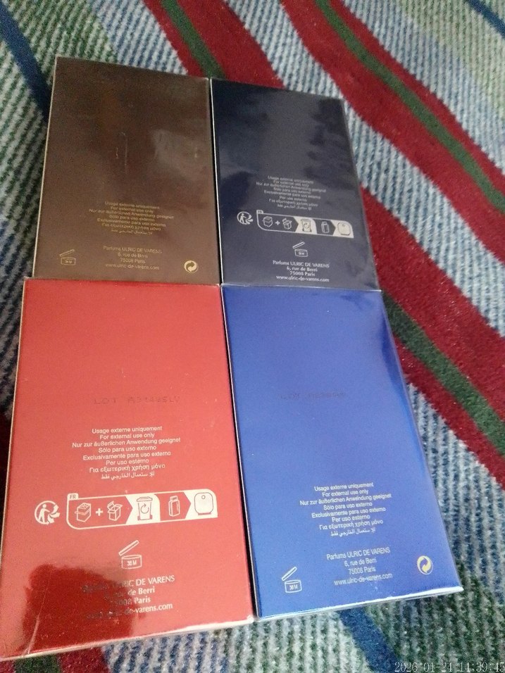 Ulric de Varens Erkek Parfüm Seti 4x100ml - Görsel 2