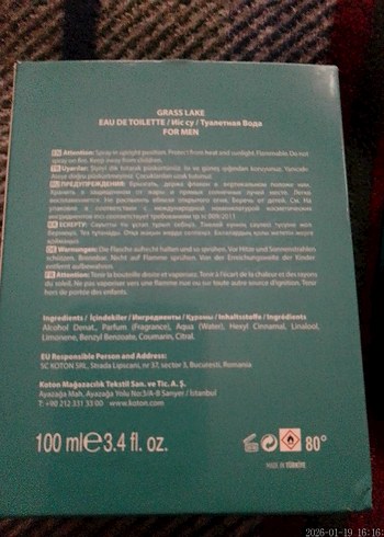 Koton Grass Lake Erkek Parfümü - Görsel 3
