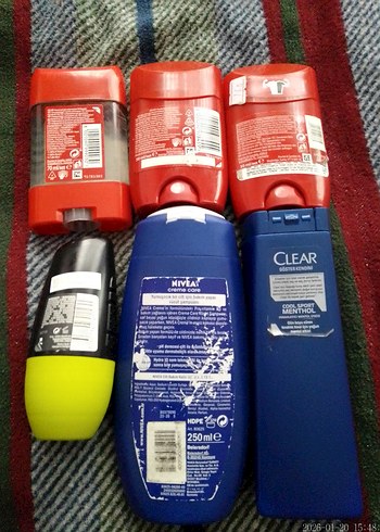 Nivea Creme Care ,old SPİCE ve Clear,Adidas  set - Görsel 2