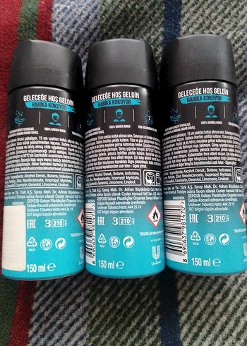 Axe Ice Chill Mavi Erkek Deodorant 48 Saat etkili. - Görsel 2