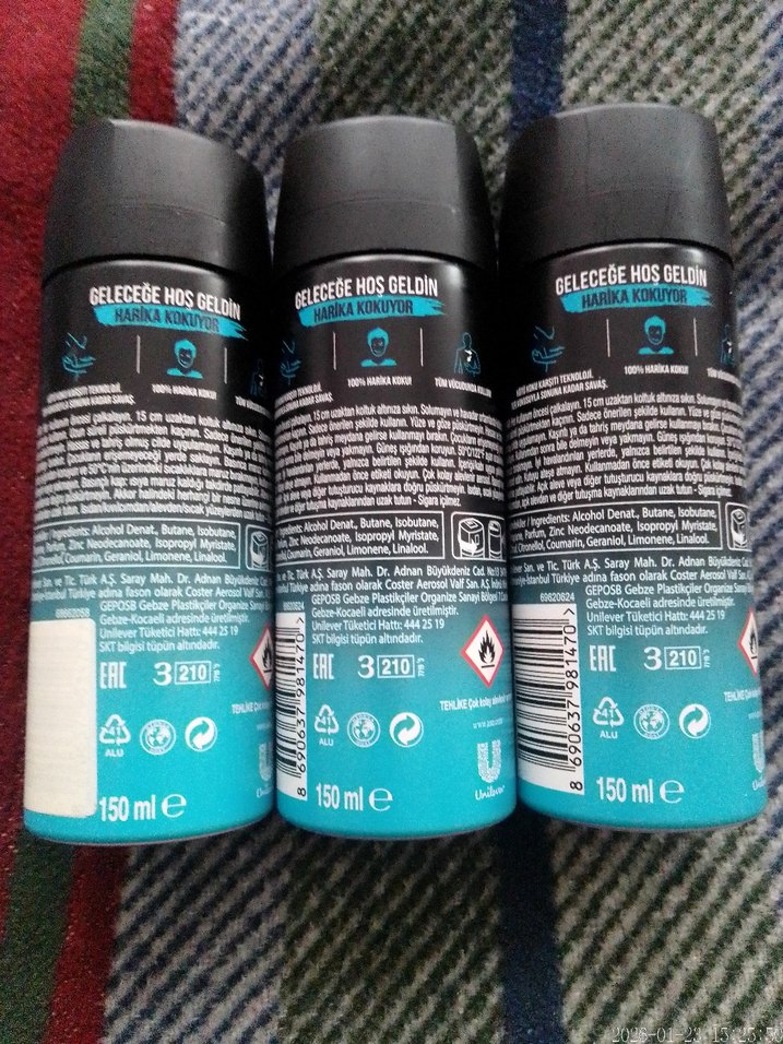 Axe Ice Chill Mavi Erkek Deodorant 48 Saat etkili. - Görsel 2