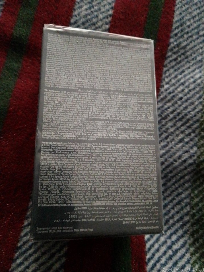 Blade Marine Fresh Erkek Parfüm seti - Görsel 3