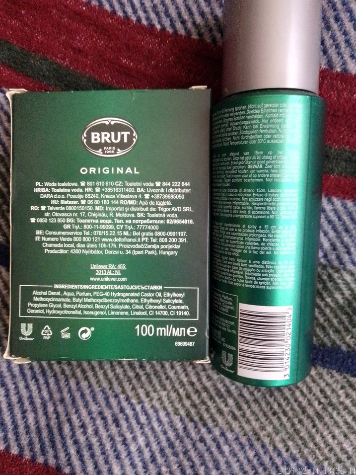 Brut Original Erkek Parfümü ve Deodorant Seti - Görsel 2