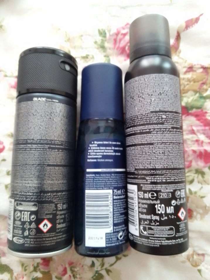 Erkek Deodorant Seti - Blade, Nivea, Privacy - Görsel 2