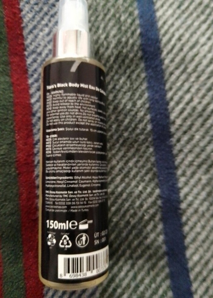 TİARA'S ERKEK BODY MİST  - Görsel 2