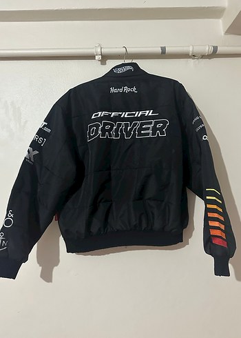 m Beden siyah Renk Hardrock gumball 3000 Tarz Siyah Fermuarlı Ceket