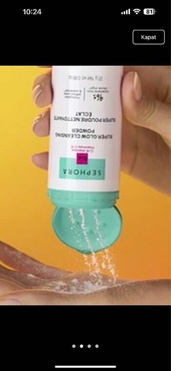 Sephora super glow cleansing powder