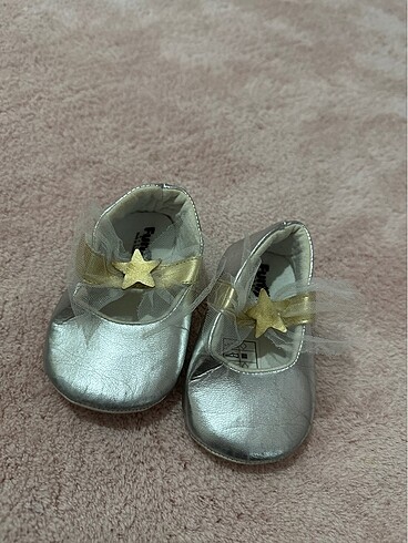 Kız bebek babet ev ayakkabısı