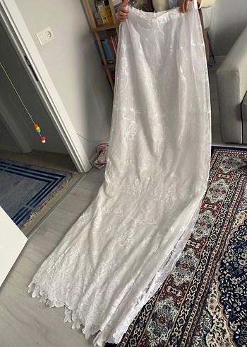 Modern Klasik Beyaz Tül Perde - Görsel 4