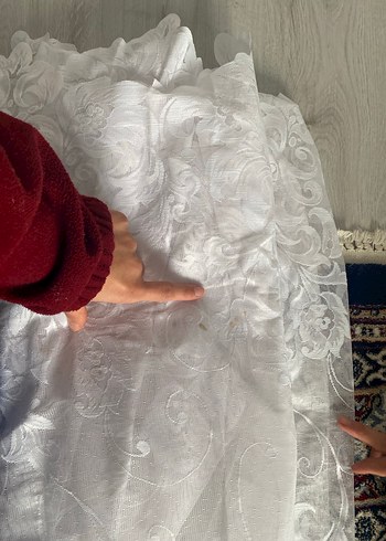 Modern Klasik Beyaz Tül Perde - Görsel 8