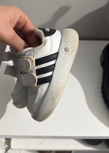 Erkek Çocuk Beyaz Cırt Cırtlı Spor Ayakkabı - Görsel 2