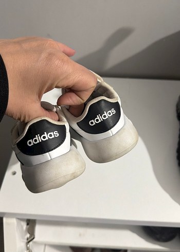 Erkek Çocuk Beyaz Cırt Cırtlı Spor Ayakkabı - Görsel 3