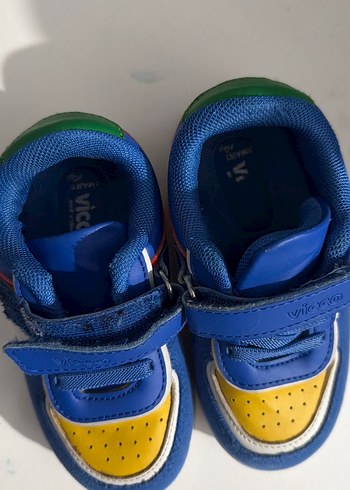 Renkli Erkek Çocuk Sneakers Velcro Bantlı - Görsel 5