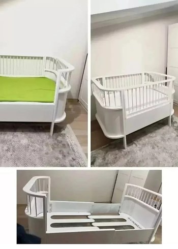 Beden Beyaz Bebek Beşiği