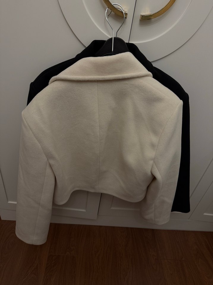 Bej Mini Kadın Kısa Ceket - Görsel 2