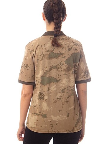 universal Beden camel Renk Jandarma Kısa kollu kamuflaj eğitim T-shirt