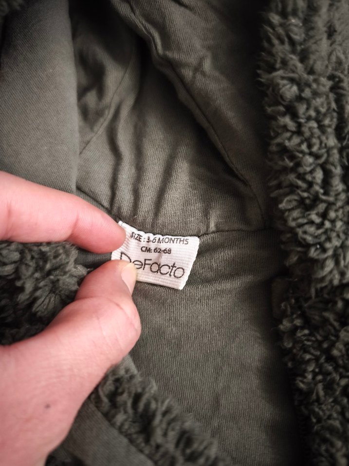 Örme Kapüşonlu Bebek Tulumu - Görsel 3