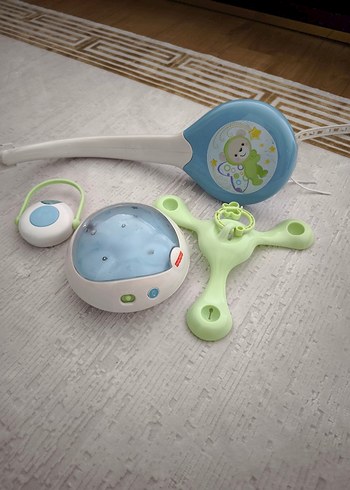 Pastel Renkli Müzikli Bebek Dönencesi Oyuncağı - Görsel 2