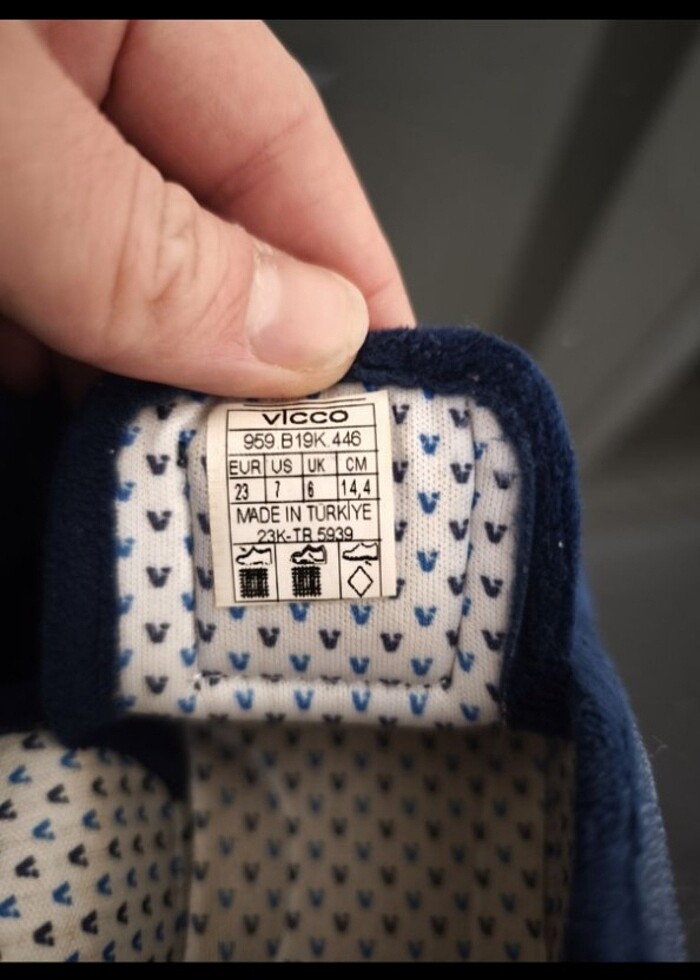 Vicco Lacivert Panduf  - Görsel 2