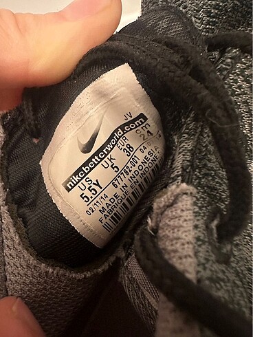 38 Beden gri Renk Nike spor ayakkabı