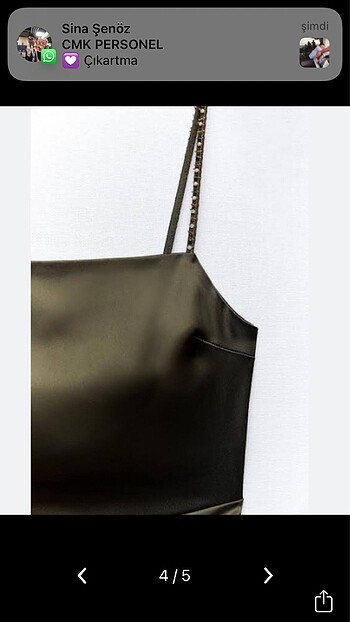 Zara Zara Saten Elbise