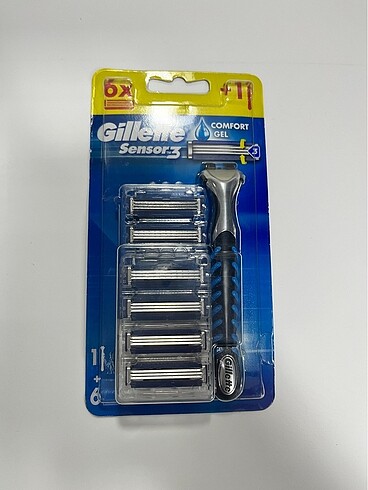 gilette sensör 3 tıraş bıçağı