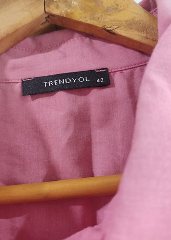 Trendyol & Milla Pembe Keten Gömlek