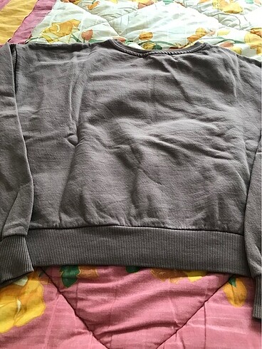 xs Beden kahverengi Renk Koton sweatshirt