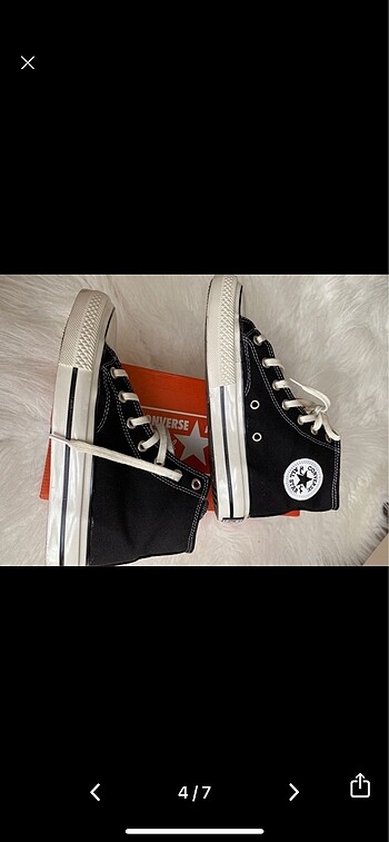 40 Beden siyah Renk Converse ayakkabı