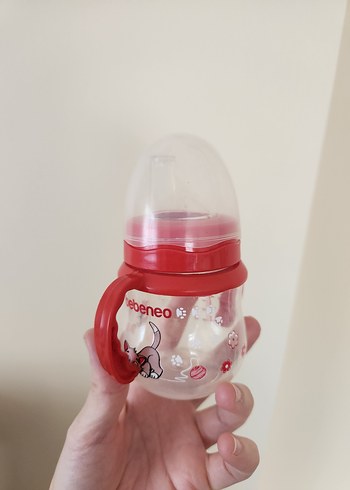 Kırmızı Saplı Renkli Bebek Biberonu - Görsel 2