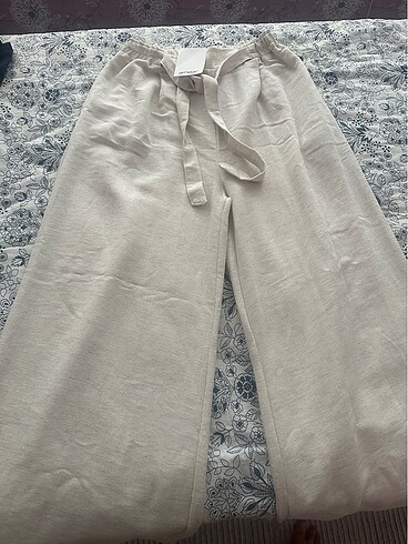 xl Beden Keten pantolon