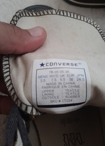 38 Beden çeşitli Renk Converse