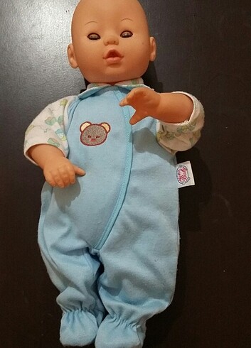  Beden oyuncak bebek pilli ağlayan gülen elbisesi çıkan bebek bezi olan