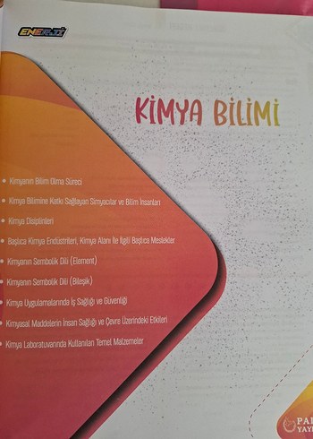  Beden Palme TYT Kimya Konu Özetli Soru Fasikülleri