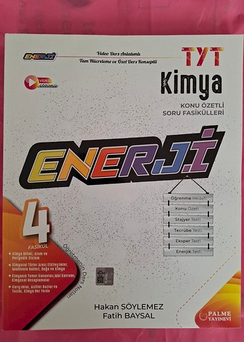 Palme TYT Kimya Konu Özetli Soru Fasikülleri